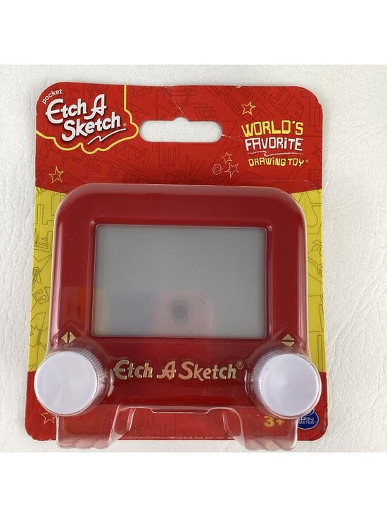Spin Master Other - Pocket Etch A Sketch World's Favorite Drawing Toy Spin Master Classic Red NIB